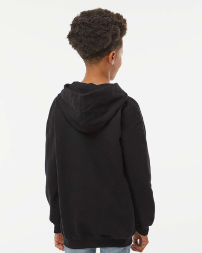 Youth Fleece Pullover Hoodie back Thumb Image