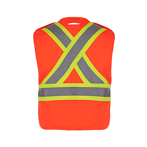 One Size Hi-Vis Safety Vest back Thumb Image