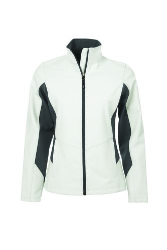 COAL HARBOUR® EVERYDAY COLOUR BLOCK SOFT SHELL LADIES' JACKET front Image
