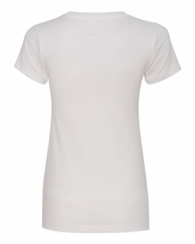 Ladies' Sueded V-Neck Tee back Thumb Image