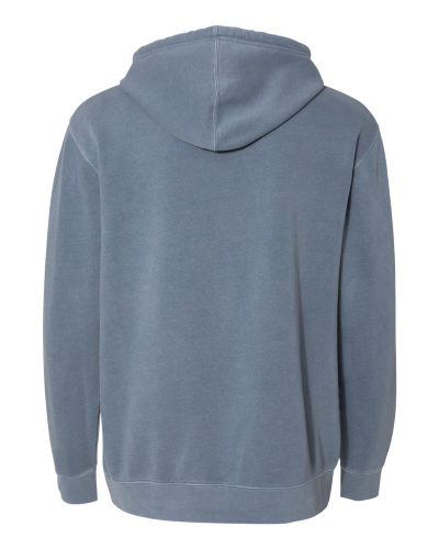 Heavyweight Pigment-Dyed Hooded Sweatshirt back Image