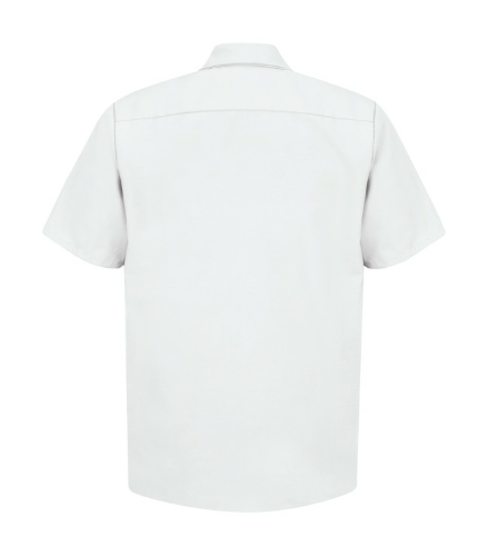 Industrial Short Sleeve Work Shirt back Image