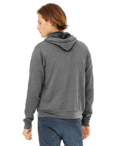 Unisex Poly-Cotton Fleece Pullover Hoodie back Thumb Image
