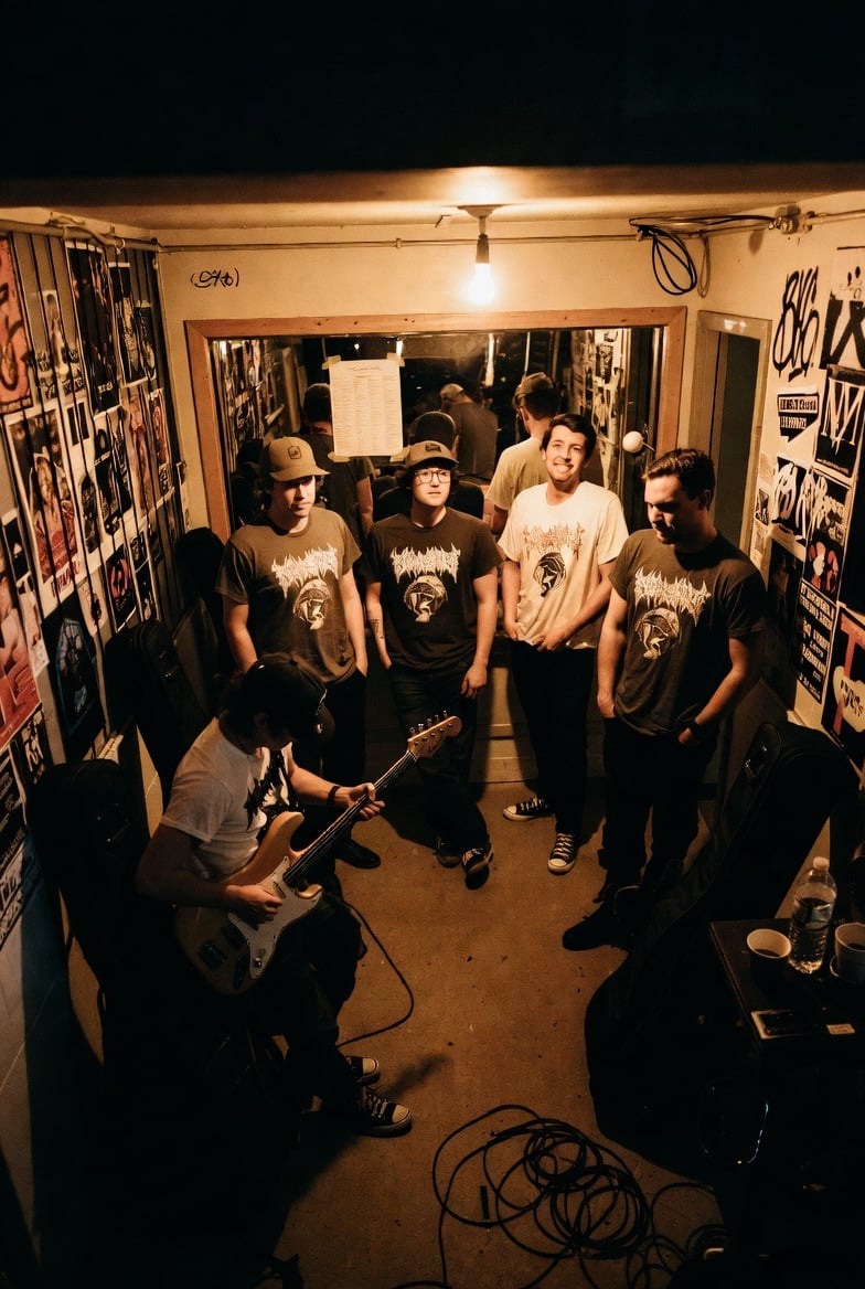 Custom band merchandise and tour t-shirts for Canadian musicians