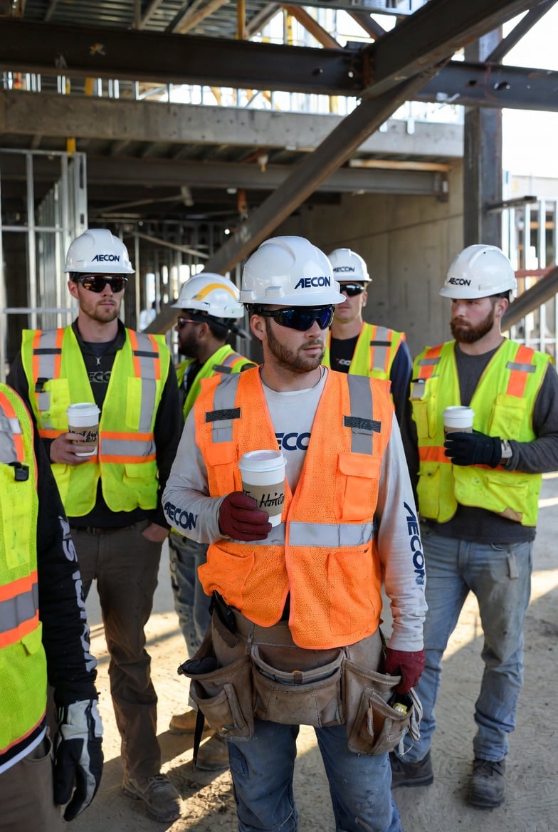 Custom hi-vis workwear and construction uniforms for Canadian trades