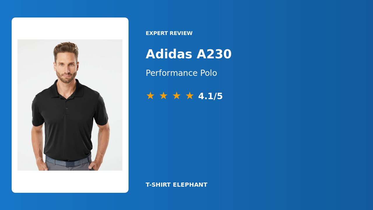 Adidas A230 Performance Polo Review