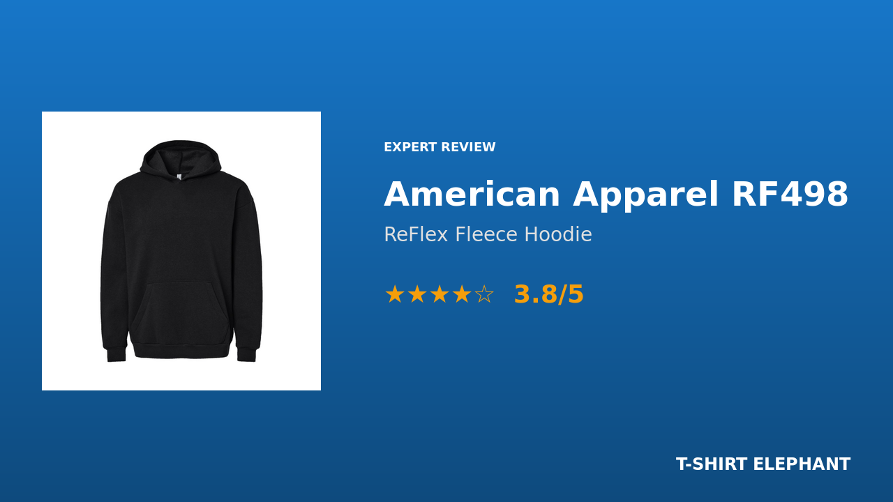 American Apparel RF498 ReFlex Fleece Hoodie Review
