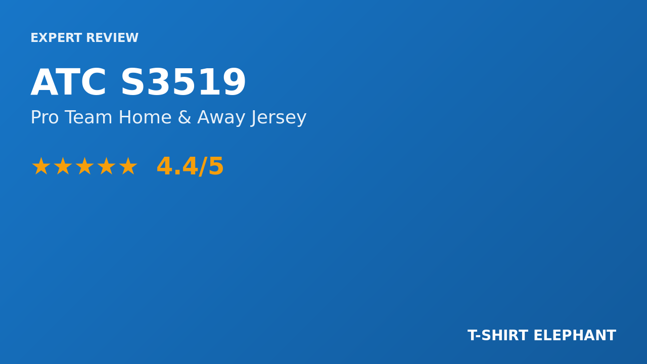 ATC S3519 Pro Team Home And Away Jersey Review