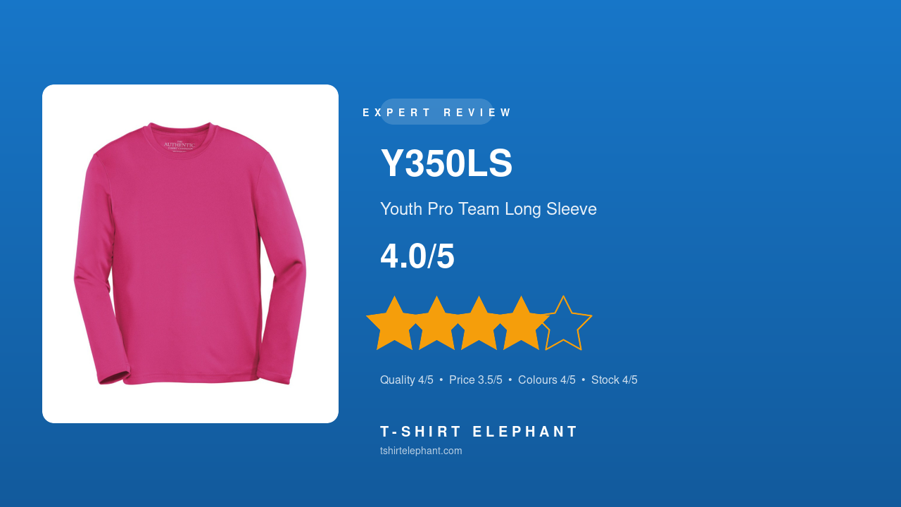 ATC Y350LS Youth Pro Team Long Sleeve Review