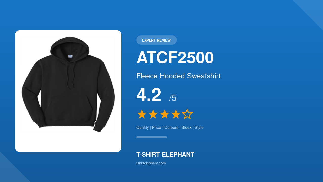 ATCF2500 Fleece Hooded Sweatshirt Review