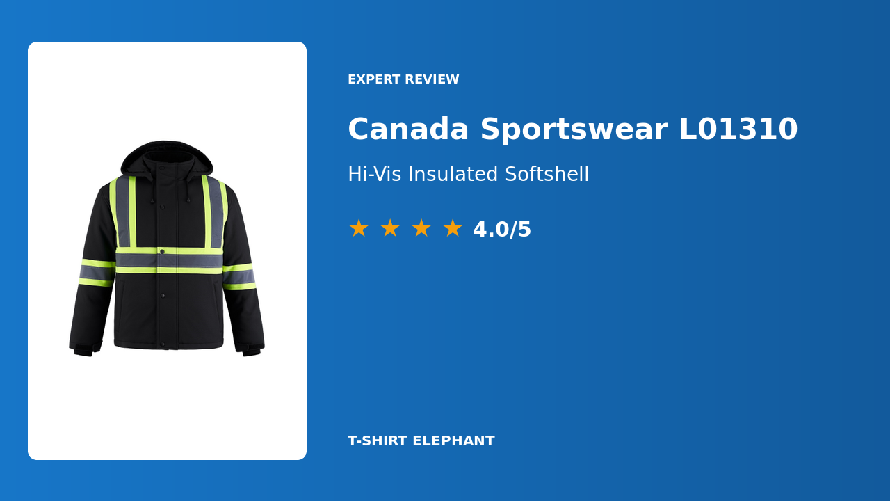 Canada Sportswear L01310 Hi-Vis Insulated Softshell Review
