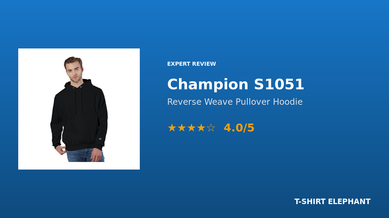 Champion S1051 Reverse Weave Pullover Hooded Sweatshirt Review