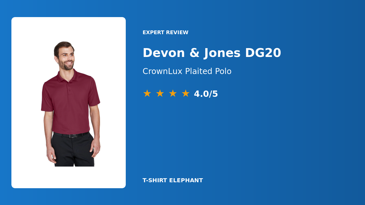 Devon & Jones DG20 CrownLux Performance Polo Review