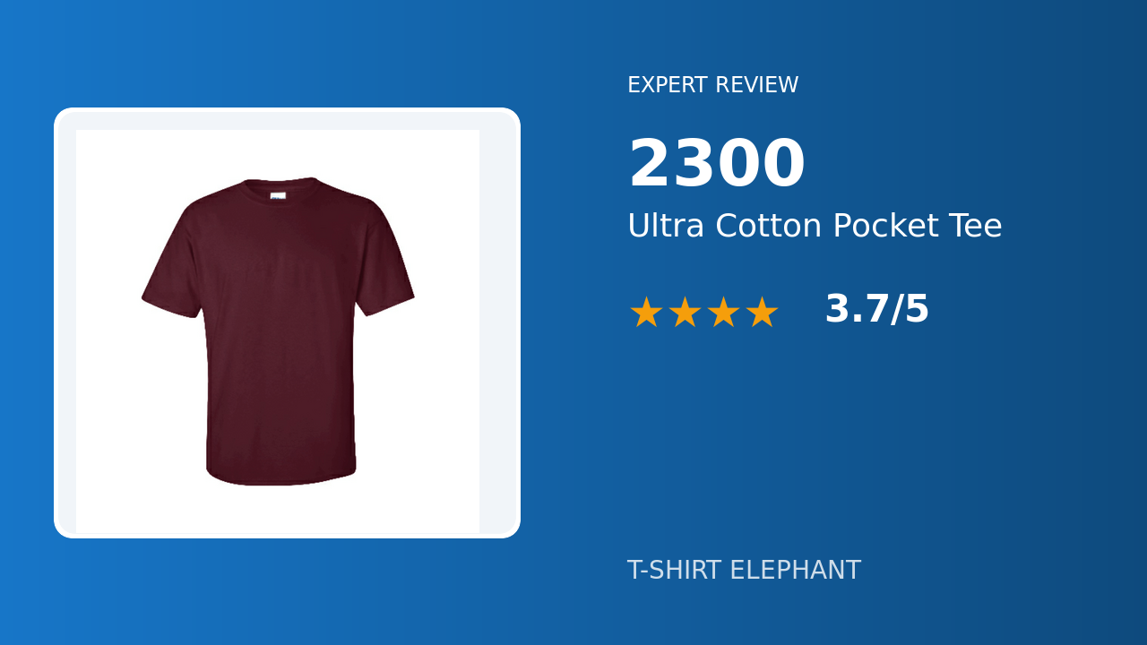 Gildan 2300 Pocket T-Shirt Review