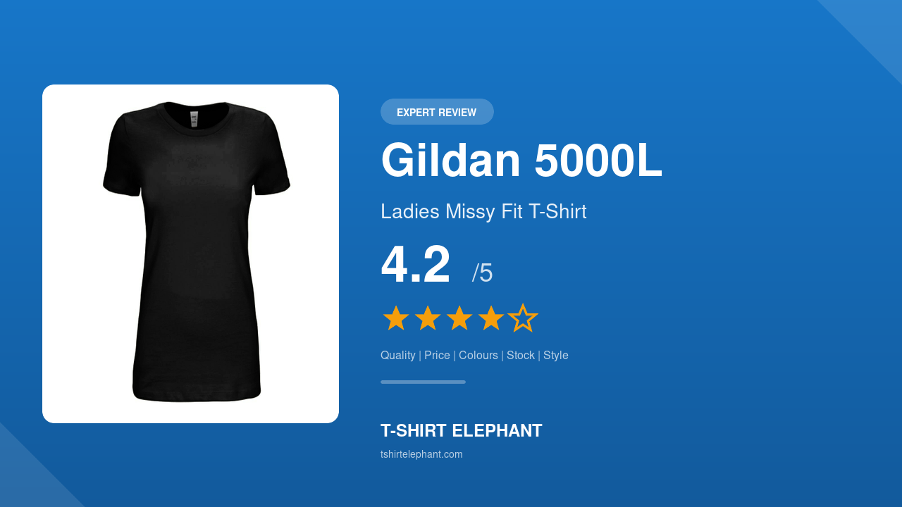 Gildan 5000L Ladies Heavy Cotton T-Shirt Review