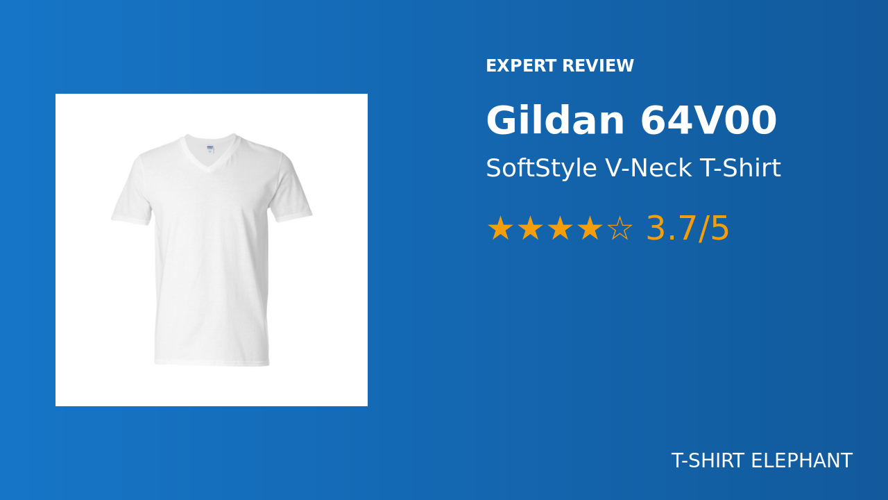 Gildan 64V00 Men's V-Neck T-Shirt Review