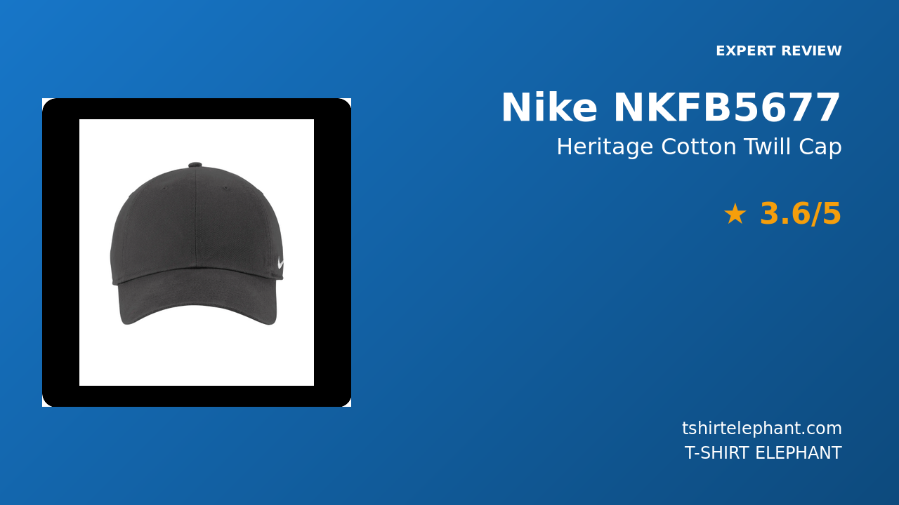 Nike NKFB5677 Heritage Cotton Twill Cap Review