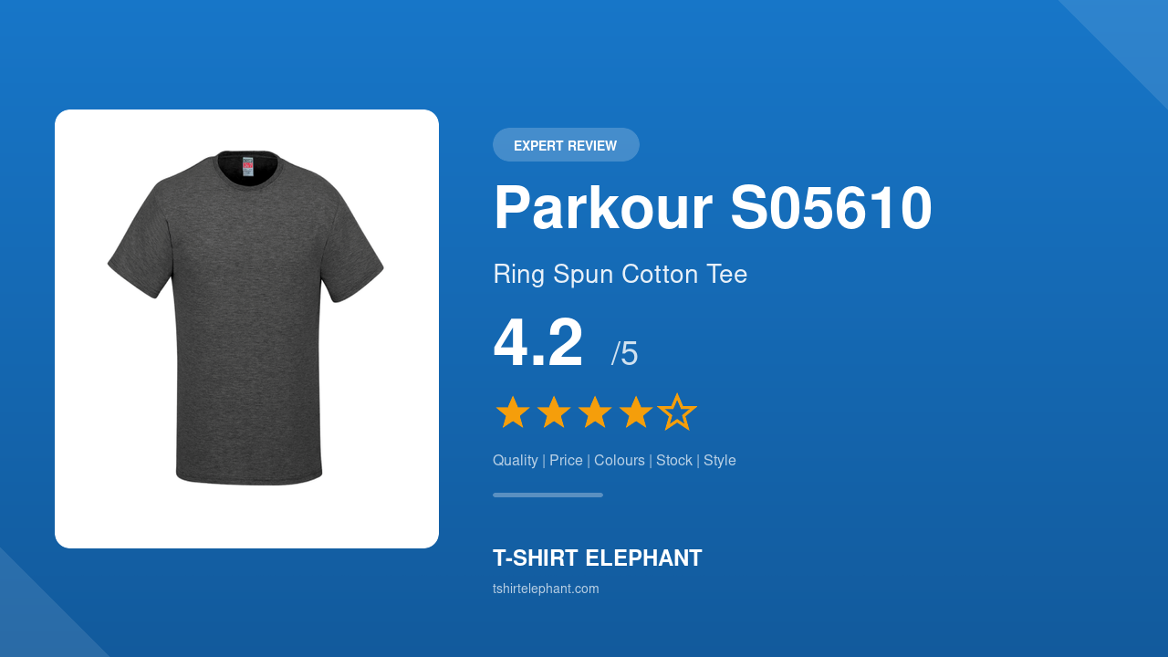 Parkour S05610 Ring-Spun Combed Cotton T-Shirt Review