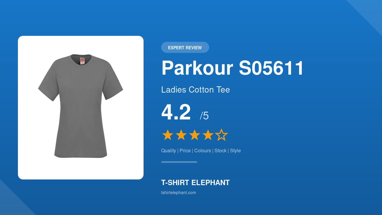 Parkour S05611 Ladies Ring Spun Cotton T-Shirt Review