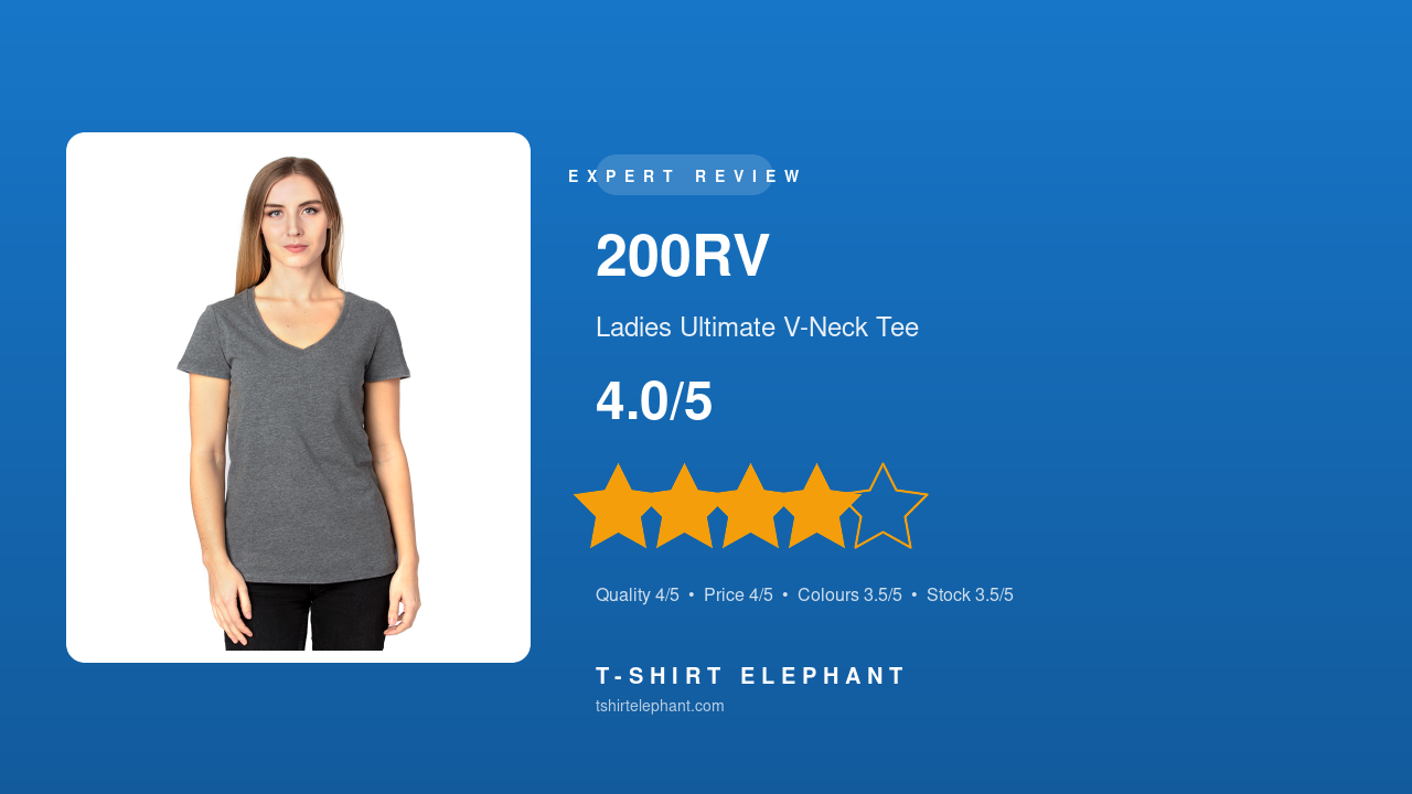 Threadfast 200RV Ladies Ultimate V-Neck Review