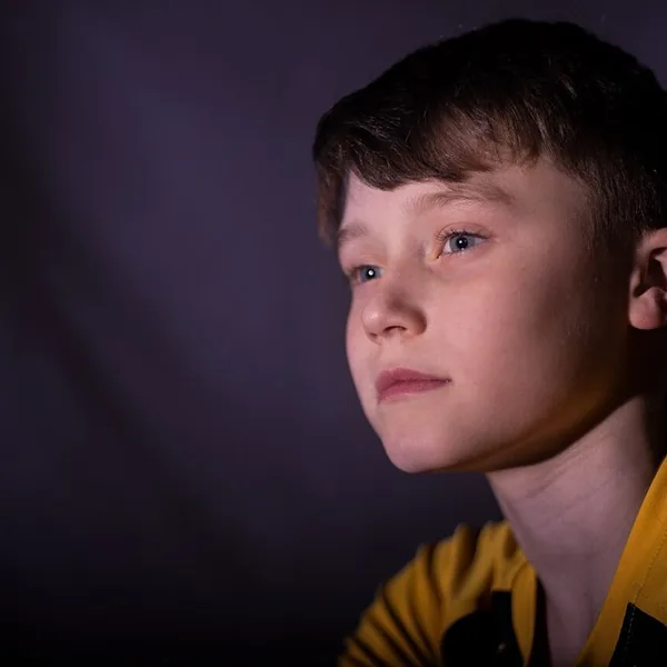 Original photo: young boy