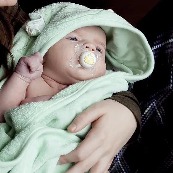 Original photo: newborn
