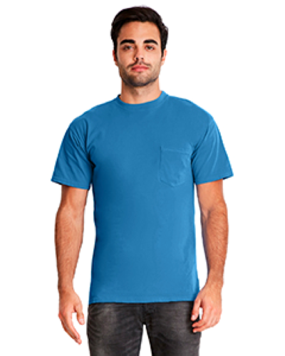Next Level 7415 - Inspired Dye Pocket Crew (Ocean)