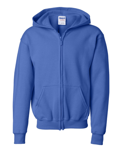 YOUTH Heavy Blend Full-Zip Hooded Sweatshirt