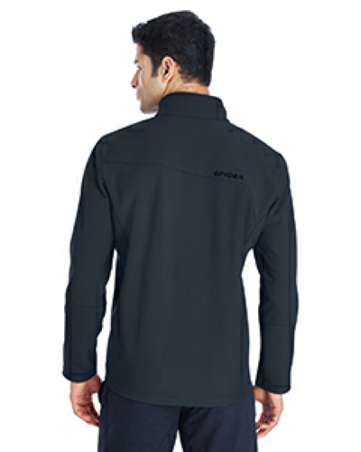 Spyder Men's Transport Soft Shell Jacket back Thumb Image