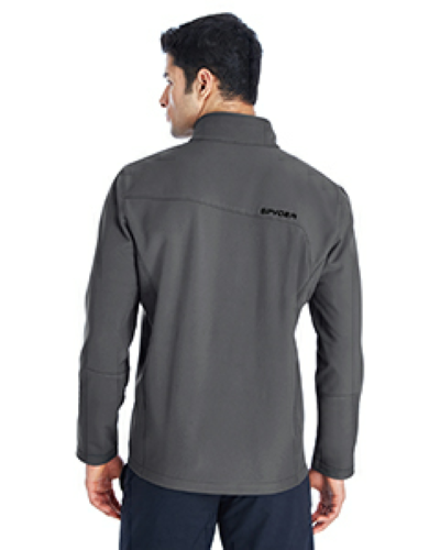 Spyder Men's Transport Soft Shell Jacket back Thumb Image