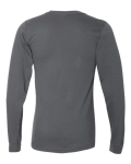 Unisex Fine Jersey Long Sleeve Tee Back Thumbnail | Custom Apparel Canada