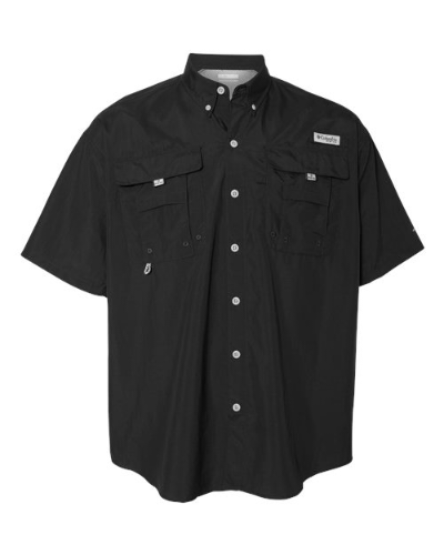 Columbia 212464 Men's PFG Bahama™ II Short Sleeve Shirt - Black