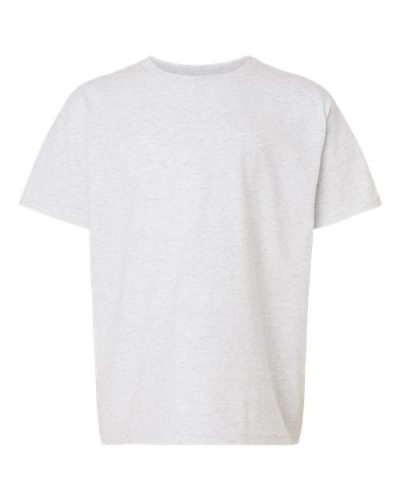 Gildan 3000B Youth Light Cotton T-Shirt in Ash - Custom Printing Available