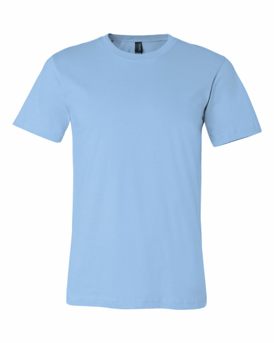 Bella+Canvas 3001C Unisex Jersey T-Shirt. Baby Blue