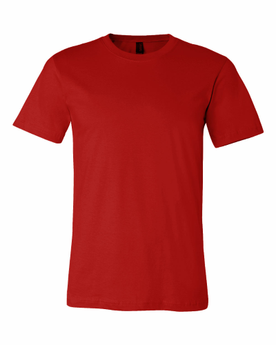 Bella+Canvas 3001C Unisex Jersey T-Shirt — Red