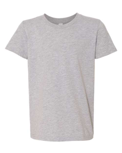 BELLA + CANVAS 3001YCVC Youth CVC Jersey Tee - Athletic Heather by Bella + Canvas