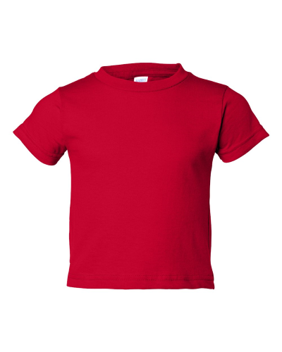 Rabbit Skins 3301T - Toddler Cotton Jersey Tee Red