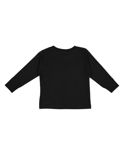 Toddler Long-Sleeve Cotton Jersey T-Shirt back Thumb Image