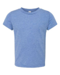 Bella + Canvas 3413T in Blue Triblend - Front View