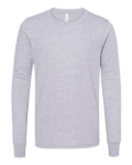 Bella + Canvas 3501YCVC in Athletic Heather - Front View