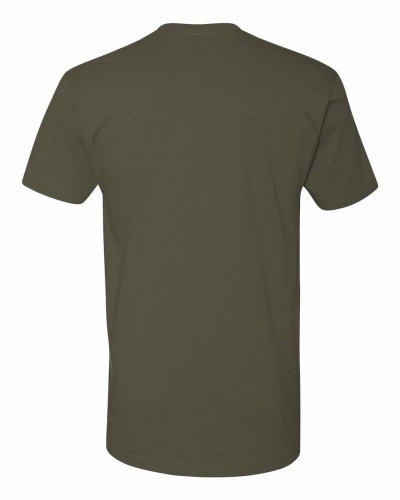 Men's Premium Fitted Short-Sleeve Crew back Thumb Image