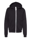 Bella + Canvas 3739Y in Black - Front View