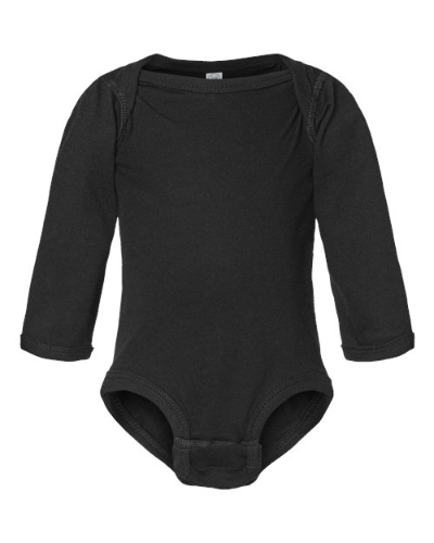 Rabbit Skins 4421 Infant Fine Jersey Long Sleeve Bodysuit by Rabbit Skins