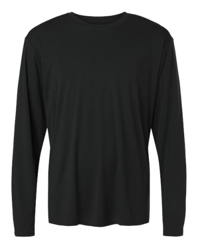 AllPro 48400 Unisex Pro-Lock Performance Long Sleeve T-Shirt in Black - Custom Printing Available