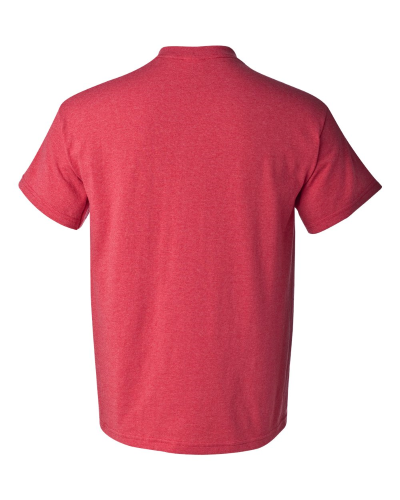 Gildan 5000 in Heather Red - Back View