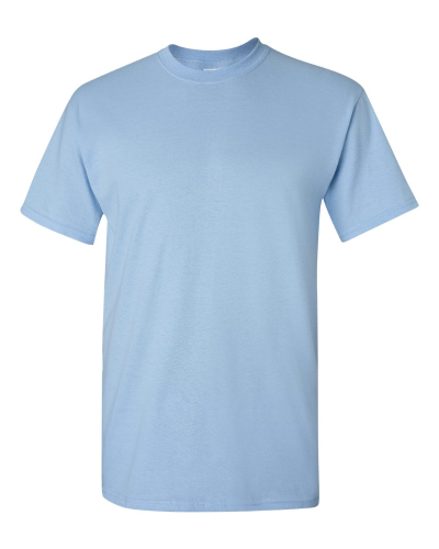 Gildan 5000 Adult Heavy Cotton T-Shirt in Light Blue - Custom Printing Available
