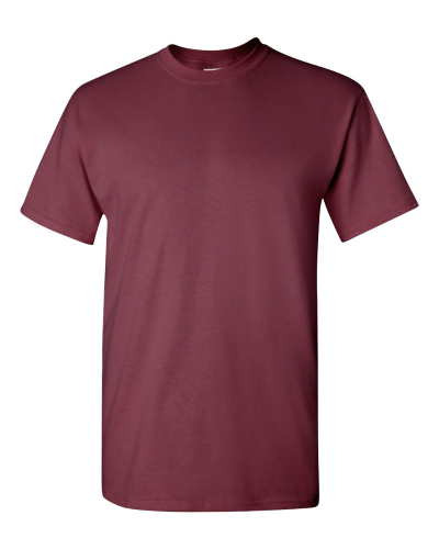 Gildan 5000 Heavy Cotton T-Shirt — Maroon