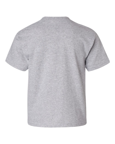 Gildan 500B in Sport Grey - Back View