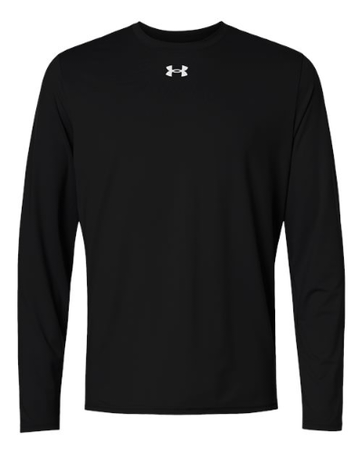 Under Armour 6014166 Men's Team Vanish Long Sleeve T-Shirt - Black/ White