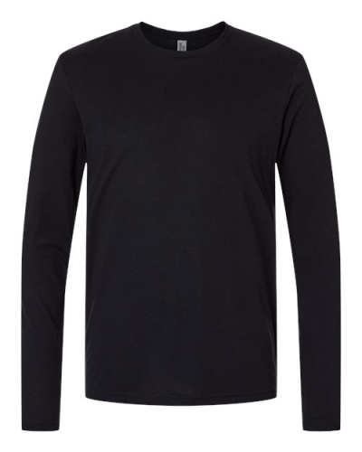 Next Level 6071 Unisex Triblend Long Sleeve T-Shirt in Black - Custom Printing Available